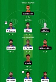 IND vs NEP Dream11 Prediction, Match 5, Head-to-head Team